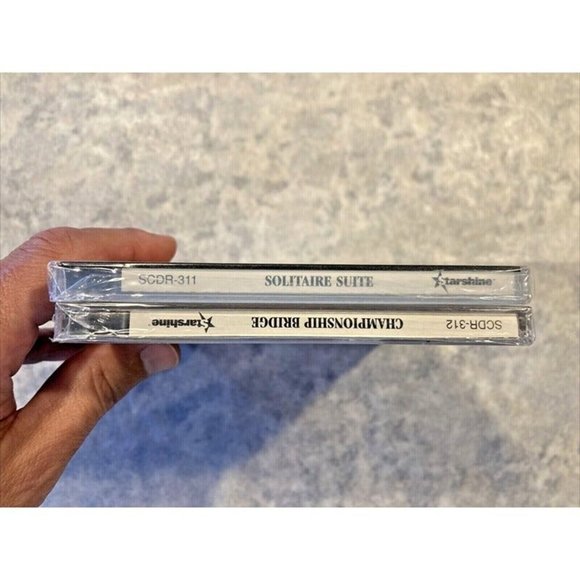 Twin-Pak Starshine Software Championship BRIDGE SOLITAIRE Suite CD-ROM ~ SEALED! - Picture 6 of 9